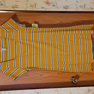 Juniors Ribbed Short-sleeved Dress